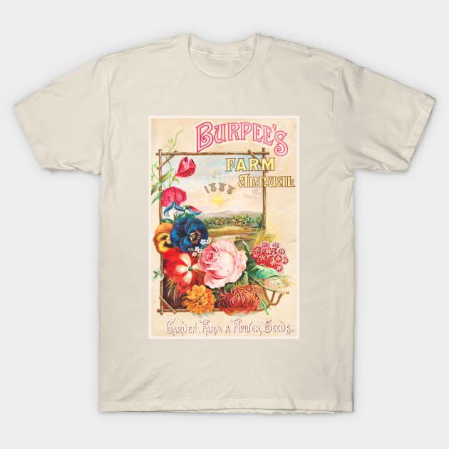 Burpee's Farm Catalogue, 1888 T-Shirt by WAITE-SMITH VINTAGE ART